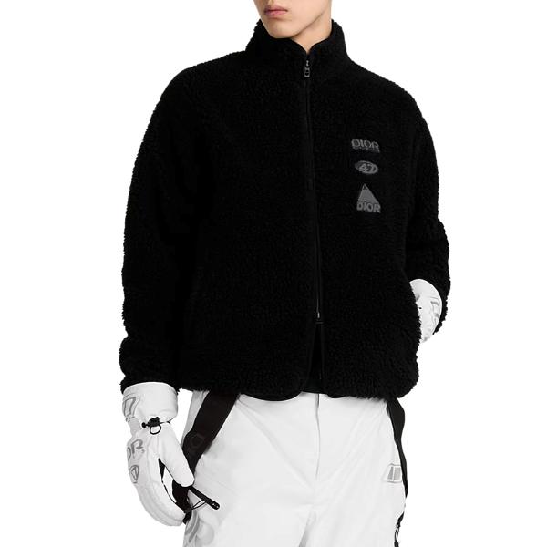 디올 패치 로고 플리스 자켓 - V 공장 【매장 - 리셀가 480만원대】